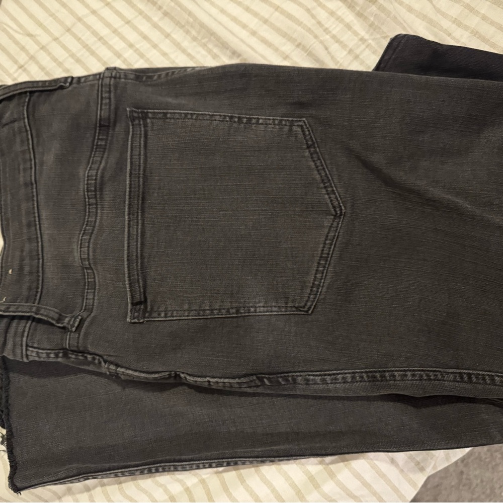 Madewell Women's Gray Stovepipe Straight Leg Jeans